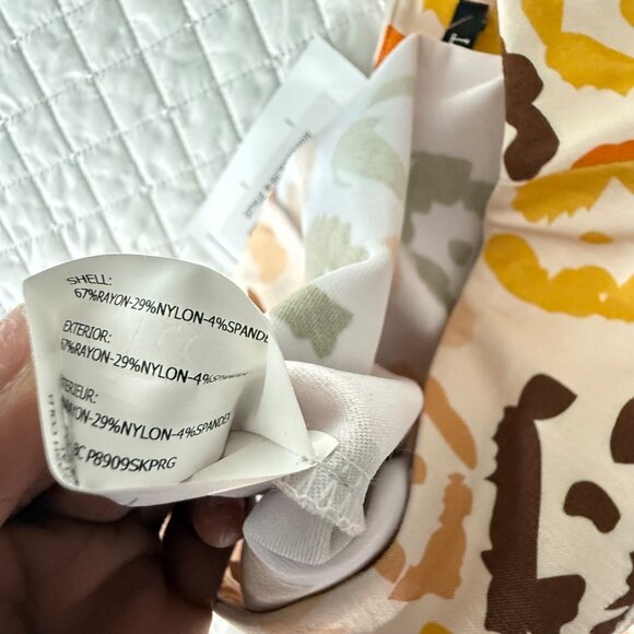 Insight Womens Printed Pants Size 8 Spring Doodle Pattern - Picture 5 of 12